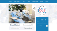 Desktop Screenshot of dialyse-langenfeld.de