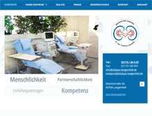 Tablet Screenshot of dialyse-langenfeld.de
